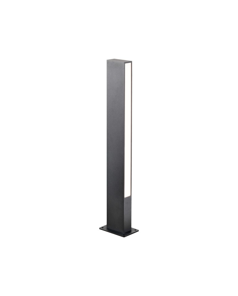 LOTUS * BOLARDO 60CM IP65 10W 3000K GRIS OSCURO